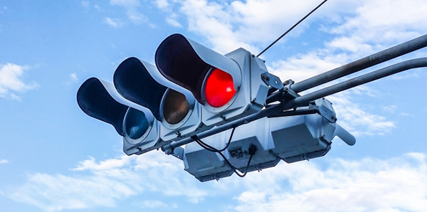 道路交通法イメージの信号機